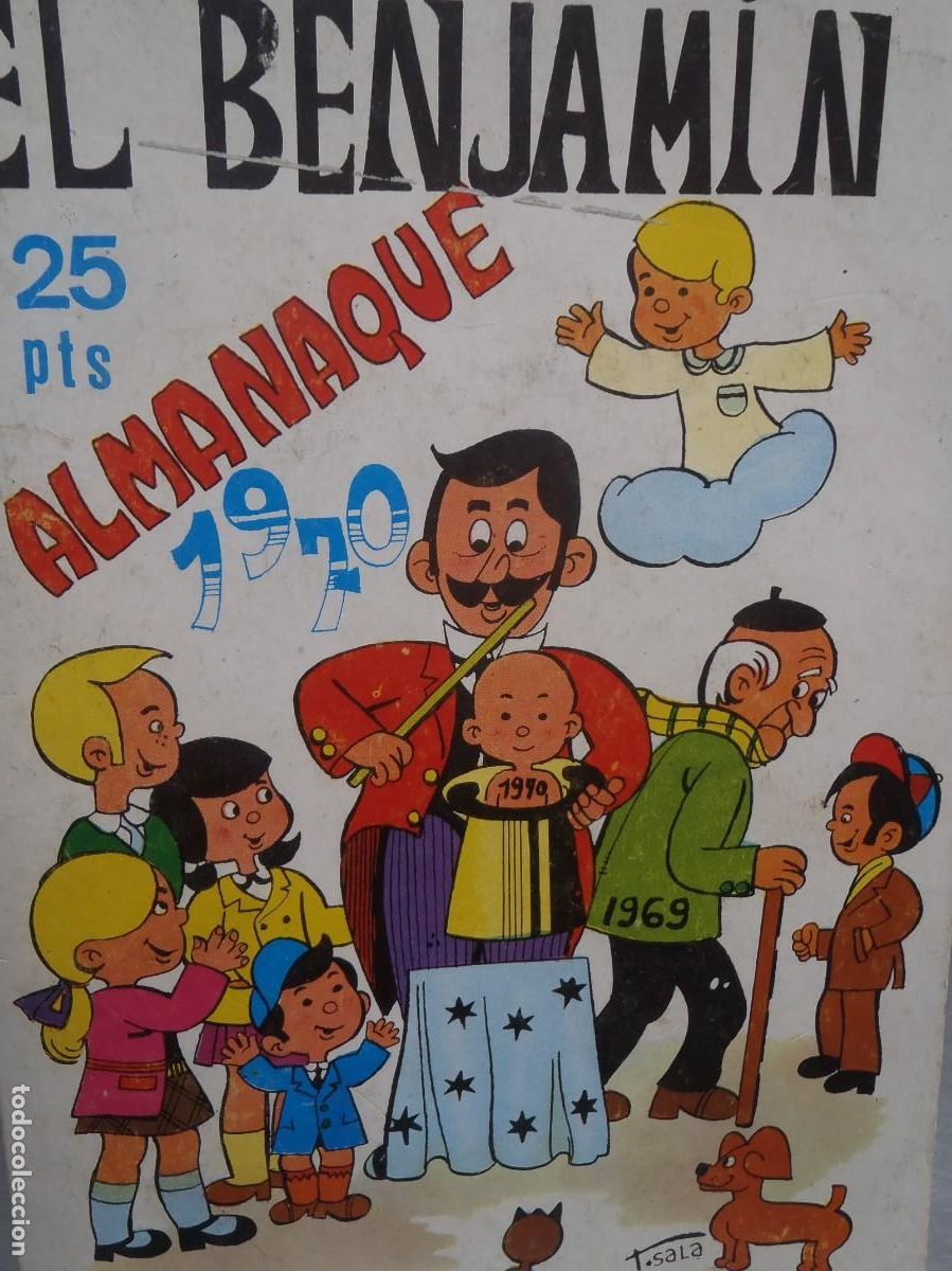 Tebeos: EL BENJAMIN - ALMANAQUE 1970 - RDO. JUAN LLADO - Foto 1