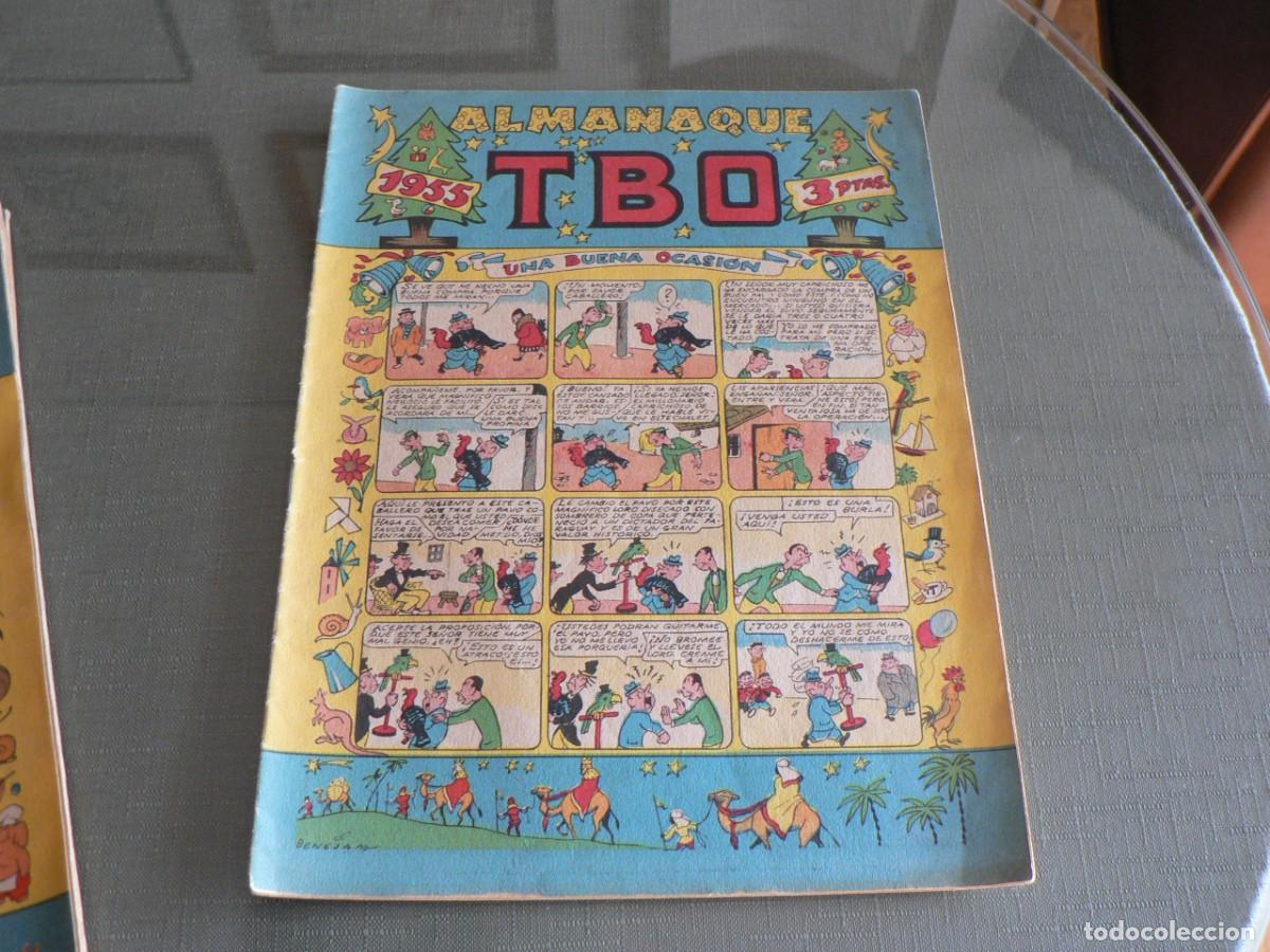 Tebeos: ALMANAQUE DEL TBO DE 1955 - Foto 1