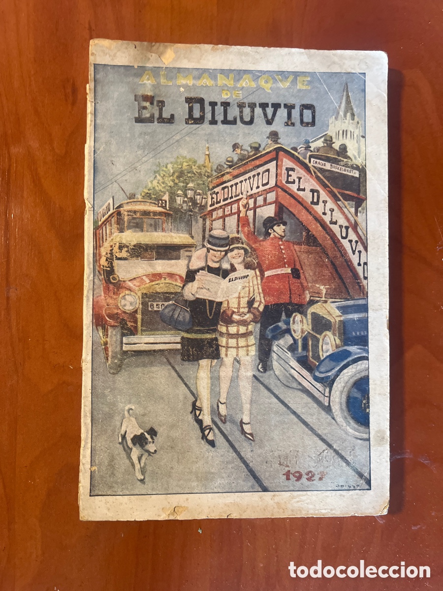 Tebeos: ALMANAQUE DE EL DILUVIO, 1927, (PAPEL DE FUMAR BAMB&Uacute;) - Foto 1