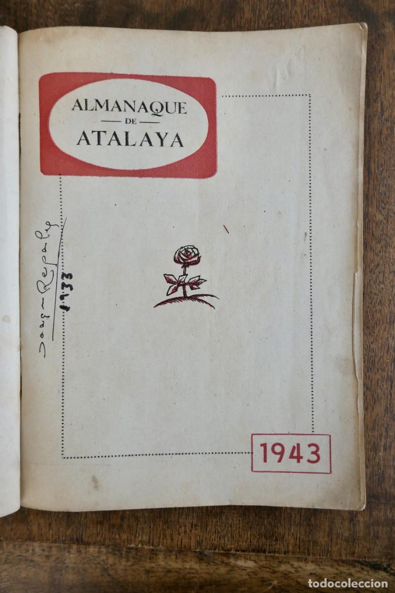 Tebeos: ATALAYA-ALMANAQUE PARA 1943 - Foto 2