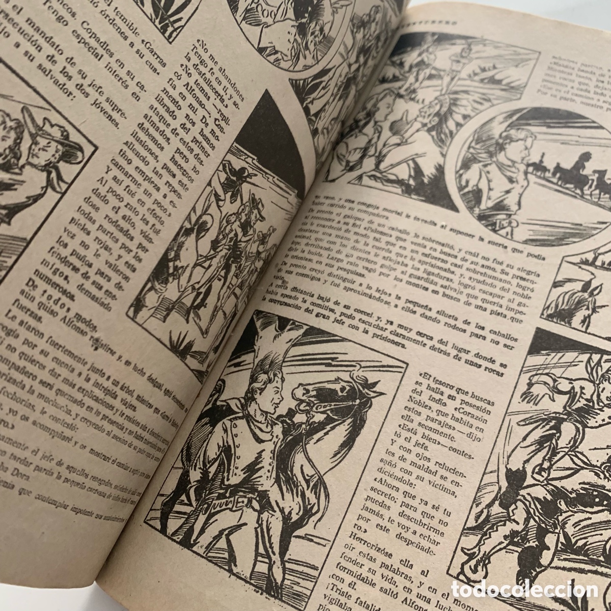 Tebeos: TEBEO ALMANAQUE AVENTURERO DE 1946 - Foto 3