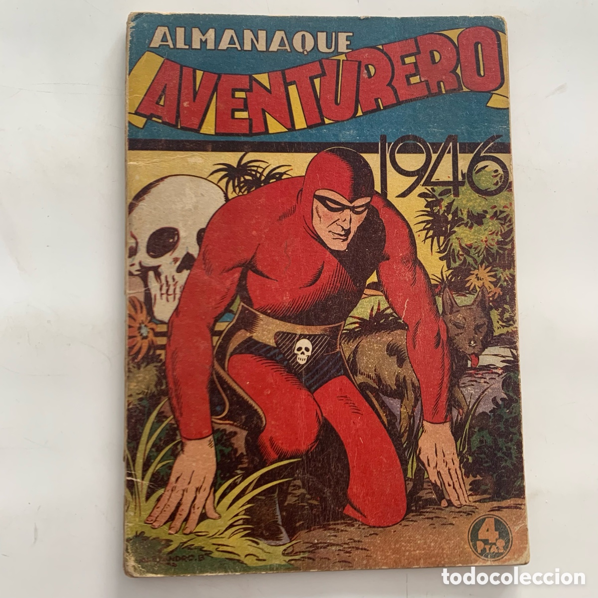 Tebeos: TEBEO ALMANAQUE AVENTURERO DE 1946 - Foto 1