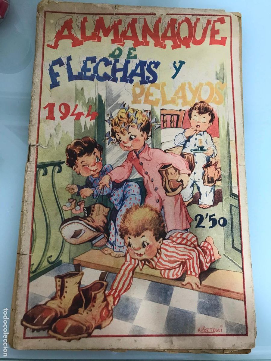 Tebeos: ALMANAQUE DE FLECHAS Y PELAYOS 1944 - Foto 1