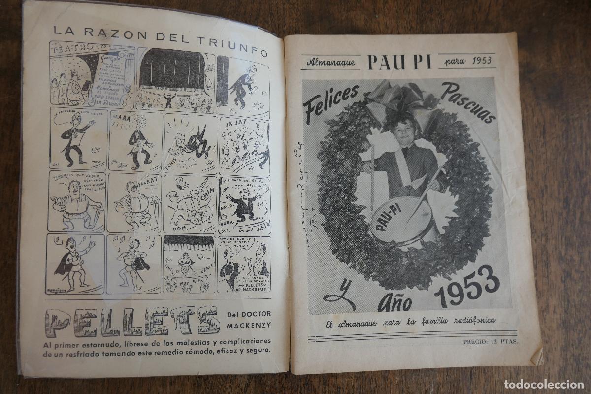 Tebeos: ALMANAQUE PAU PI 1953 - Foto 2