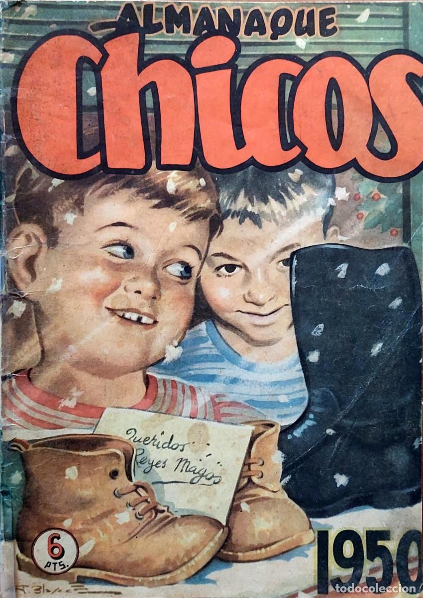 Tebeos: ALMANAQUE ( CHICOS 1950 ) - Foto 1