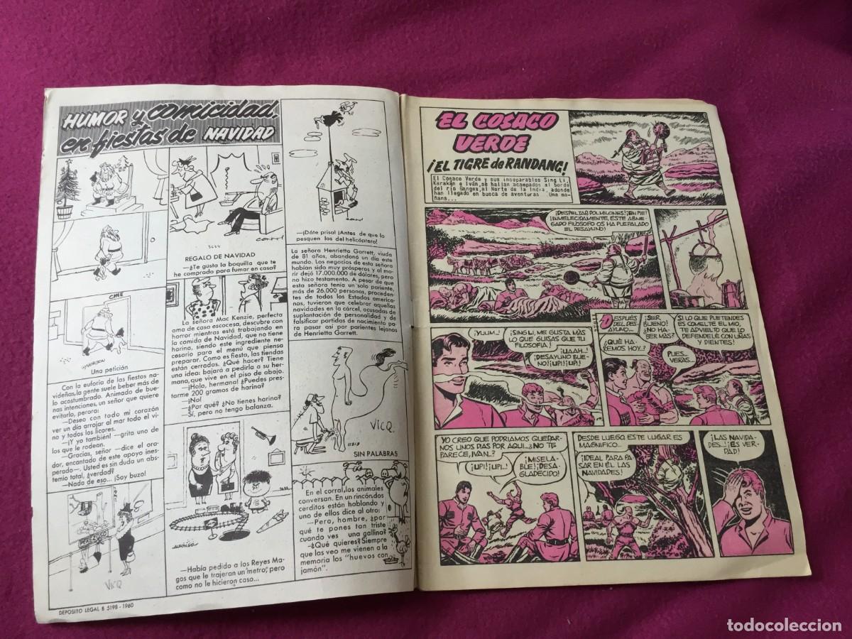 Tebeos: COMIC EL COSACO VERDE ALMANAQUE 1961 --- ORIGINAL - Foto 2