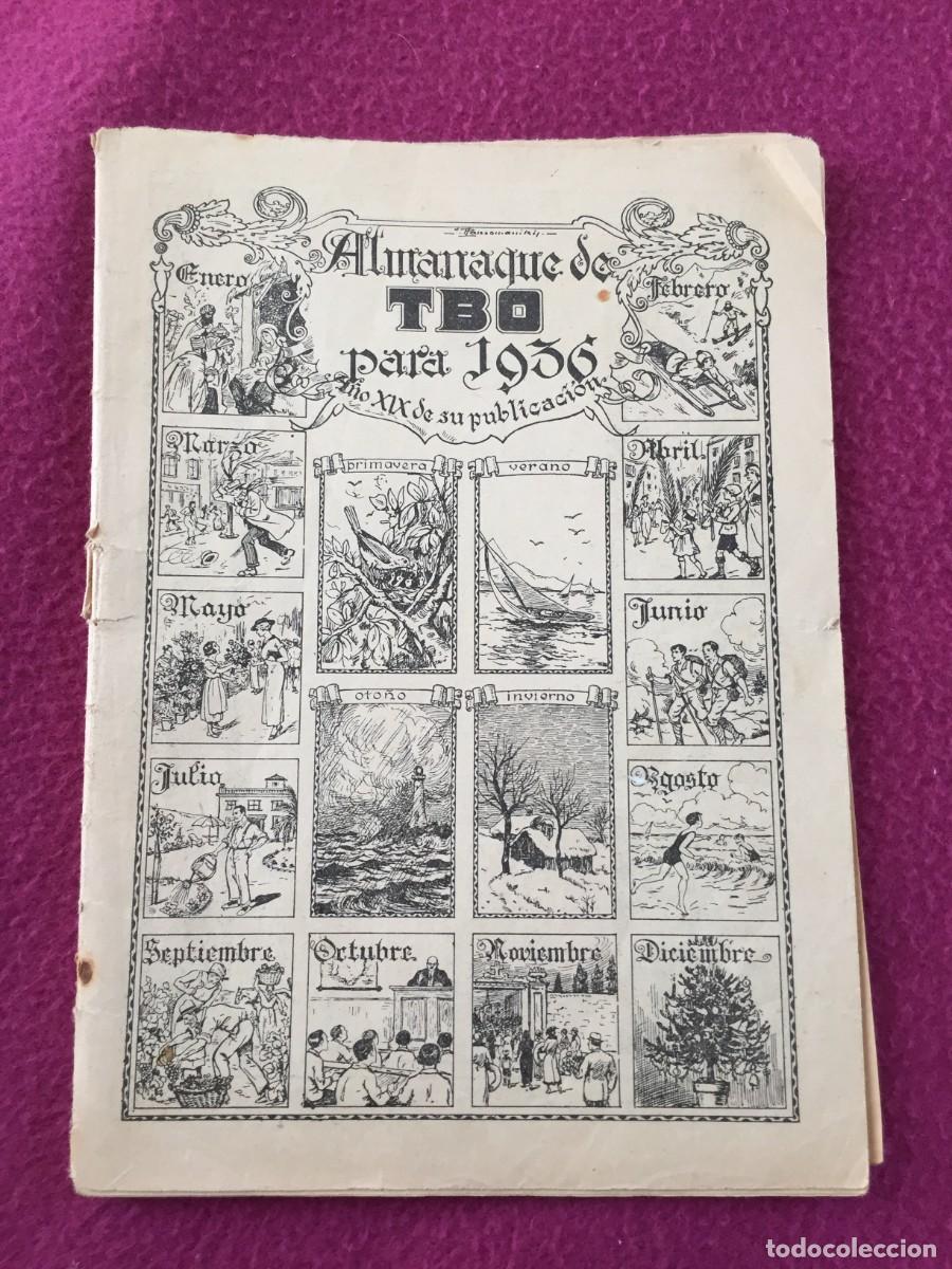 Tebeos: ALMANAQUE DE TBO PARA 1936 - Foto 1