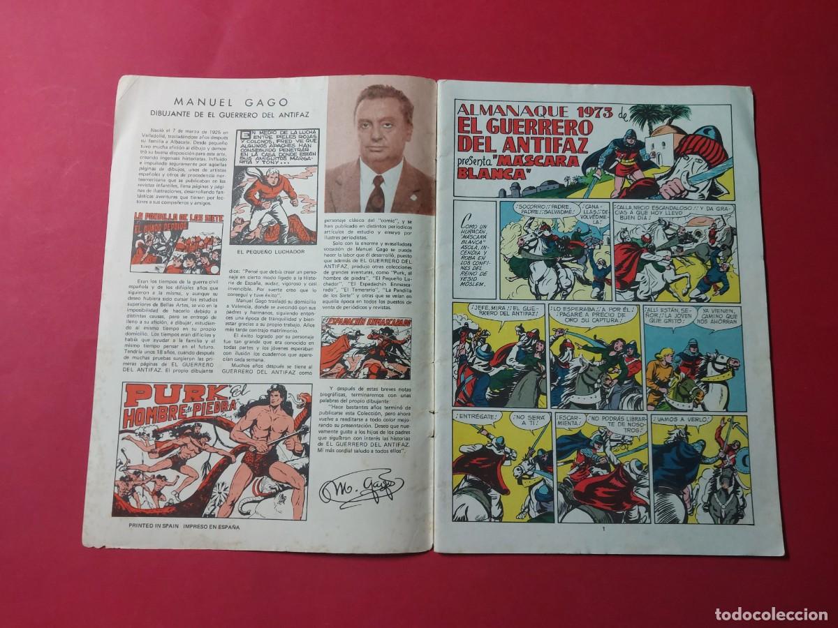 Tebeos: Almanaque 1973 El Guerrero del Antifaz - Foto 2