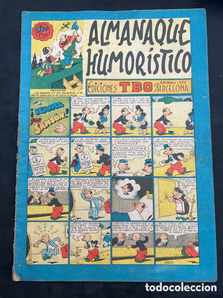 Tebeos: Almanaque humor&iacute;stico 1950 - Foto 1