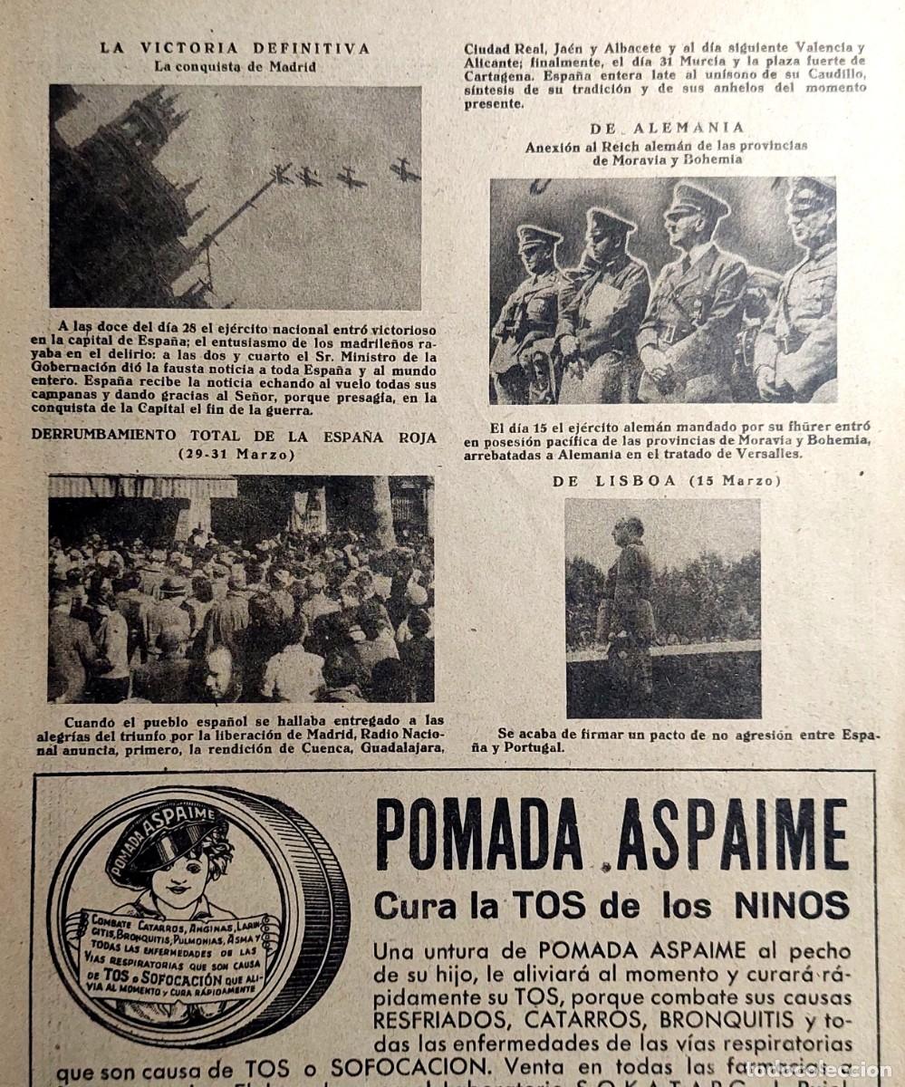 Tebeos: ANTIGUO ALMANAQUE DE ( FLECHAS Y PELAYOS ) 1940 - Foto 1