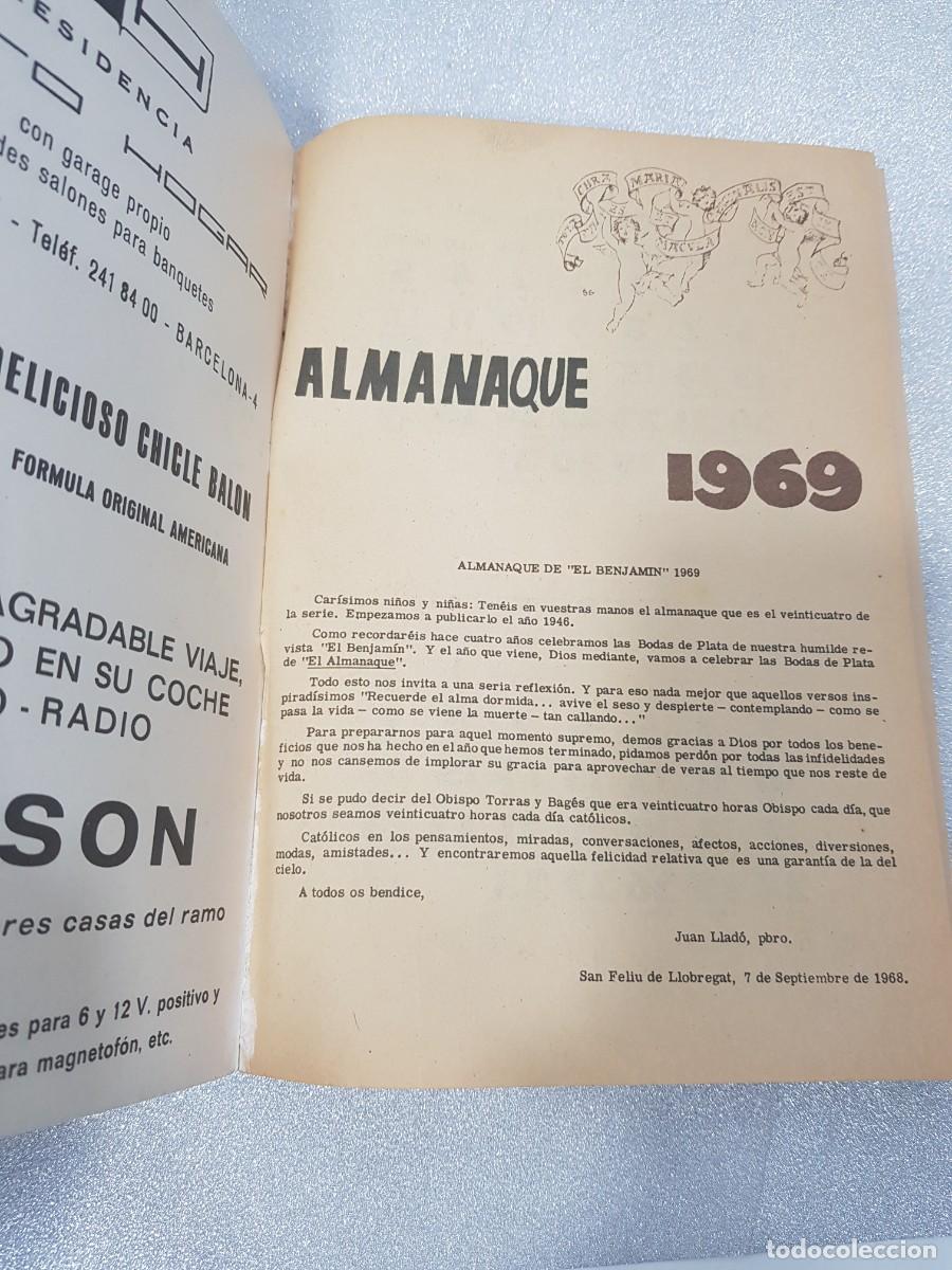 Tebeos: EL BENJAMIN ALMANAQUE 1969 - Foto 2