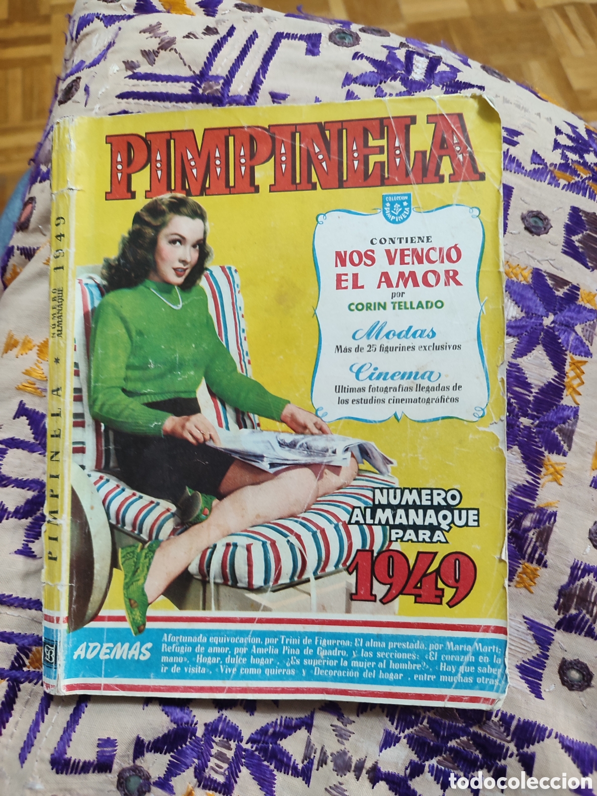 Tebeos: Almanaque Pimpinela 1949 - Foto 1