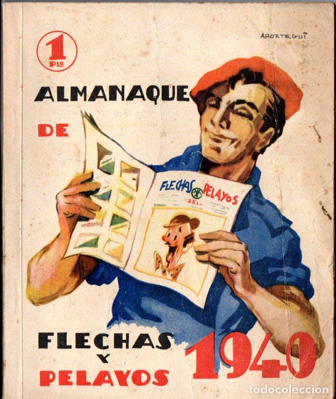 Tebeos: ALMANAQUE FLECHAS Y PELAYOS 1940 - Foto 1