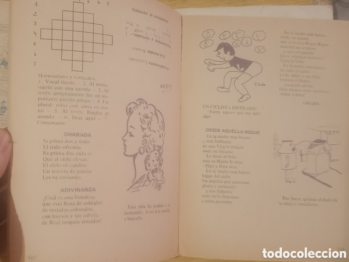 Tebeos: TEBEO EL BENJAMIN ALMANAQUE 1976. CON RECORTABLE - Foto 5