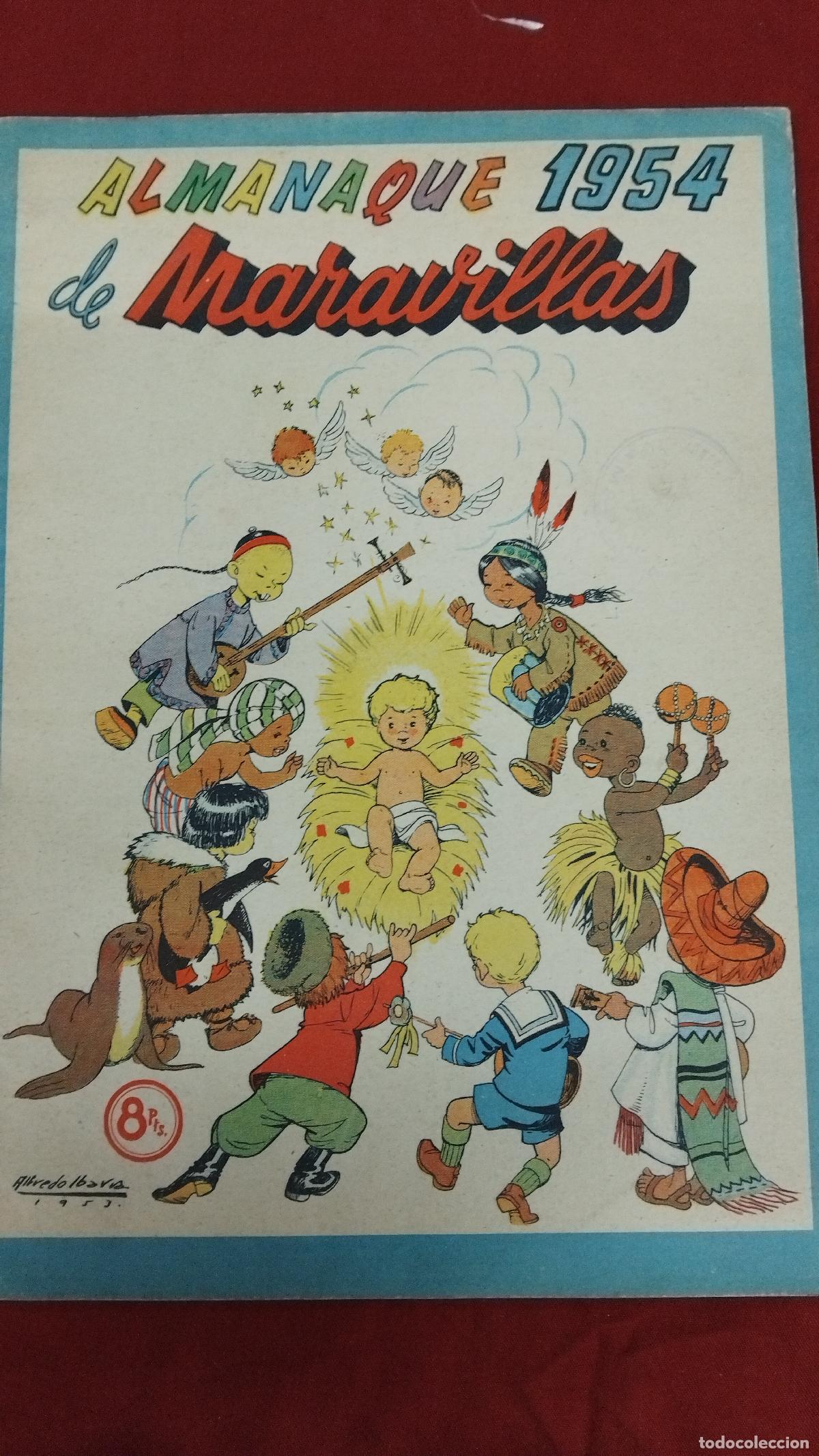 Tebeos: ALMANAQUE MARAVILLAS 1954 - Foto 1