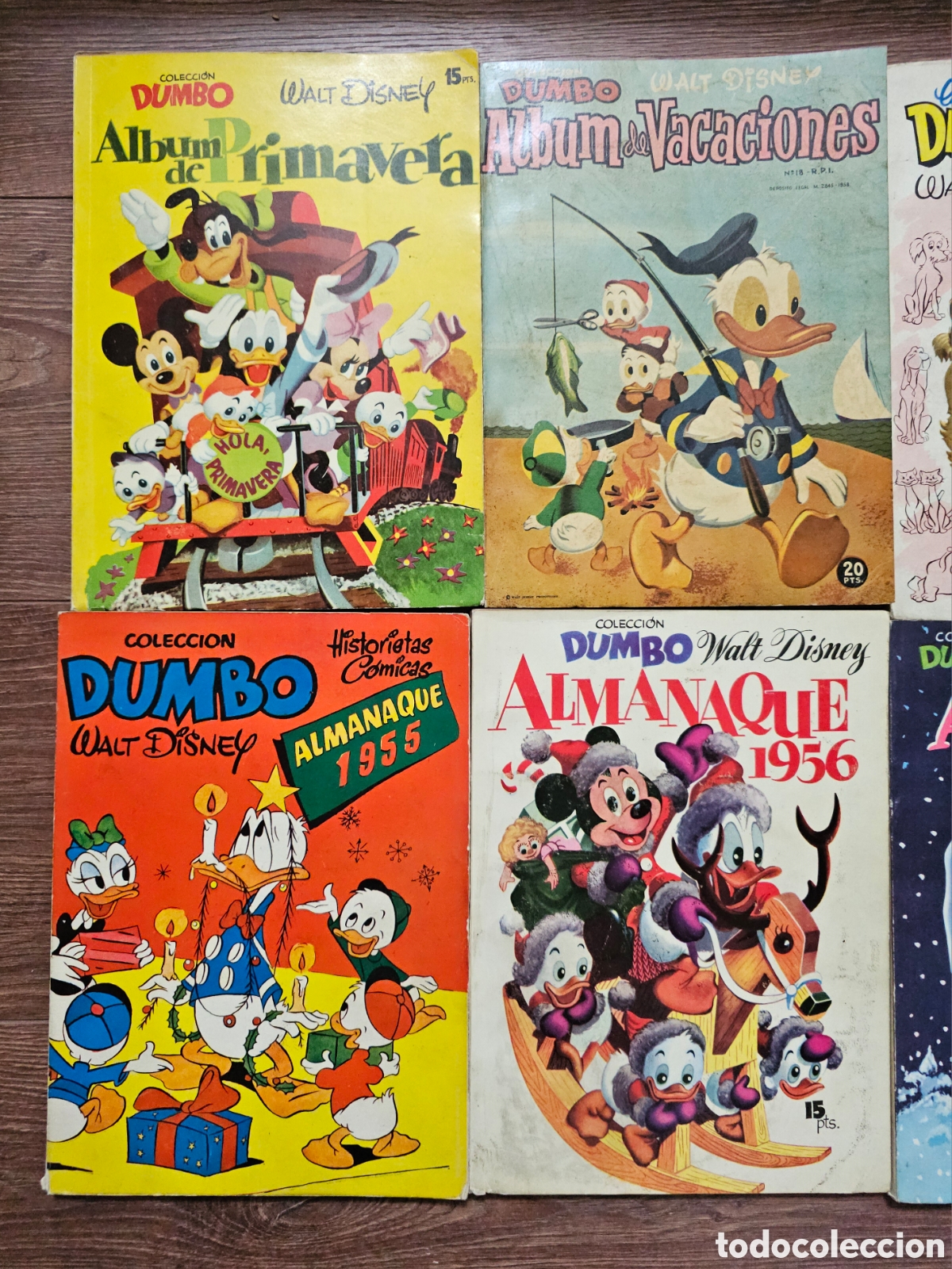 Tebeos: 8 c&oacute;mics antiguos Colecci&oacute;n Dumbo Disney - Foto 2