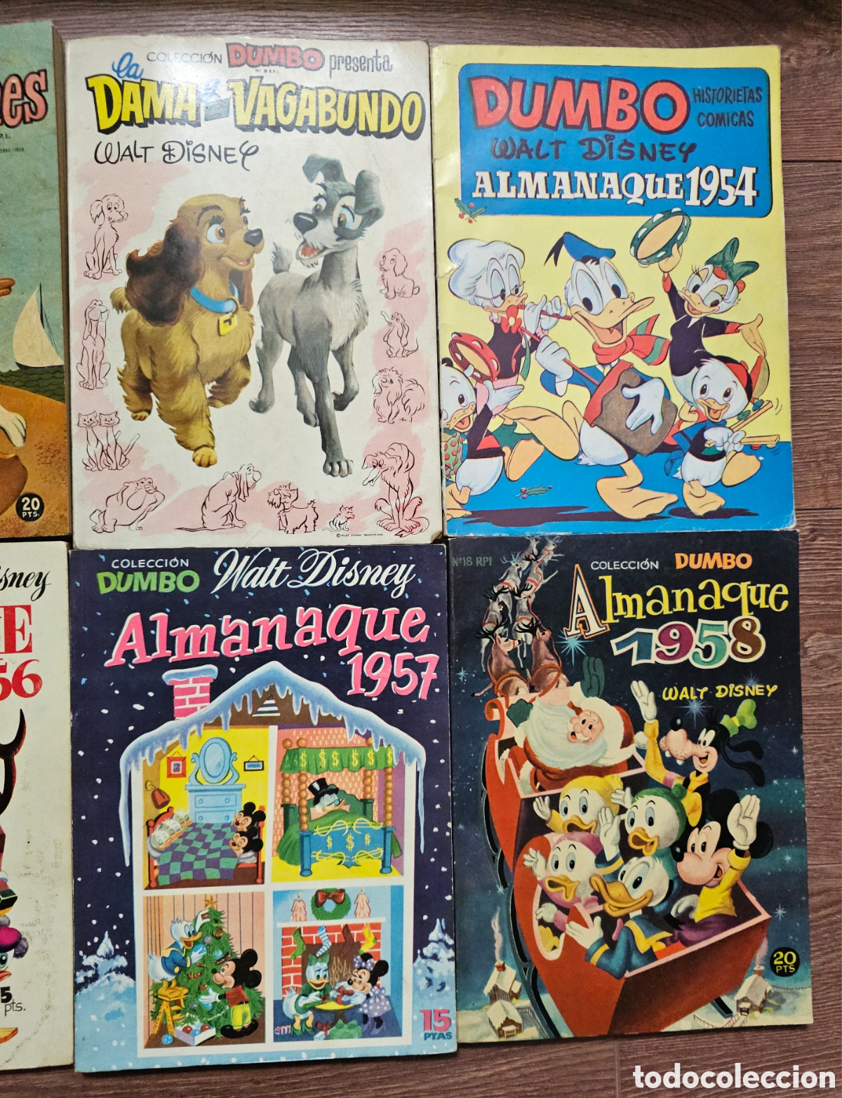 Tebeos: 8 c&oacute;mics antiguos Colecci&oacute;n Dumbo Disney - Foto 3