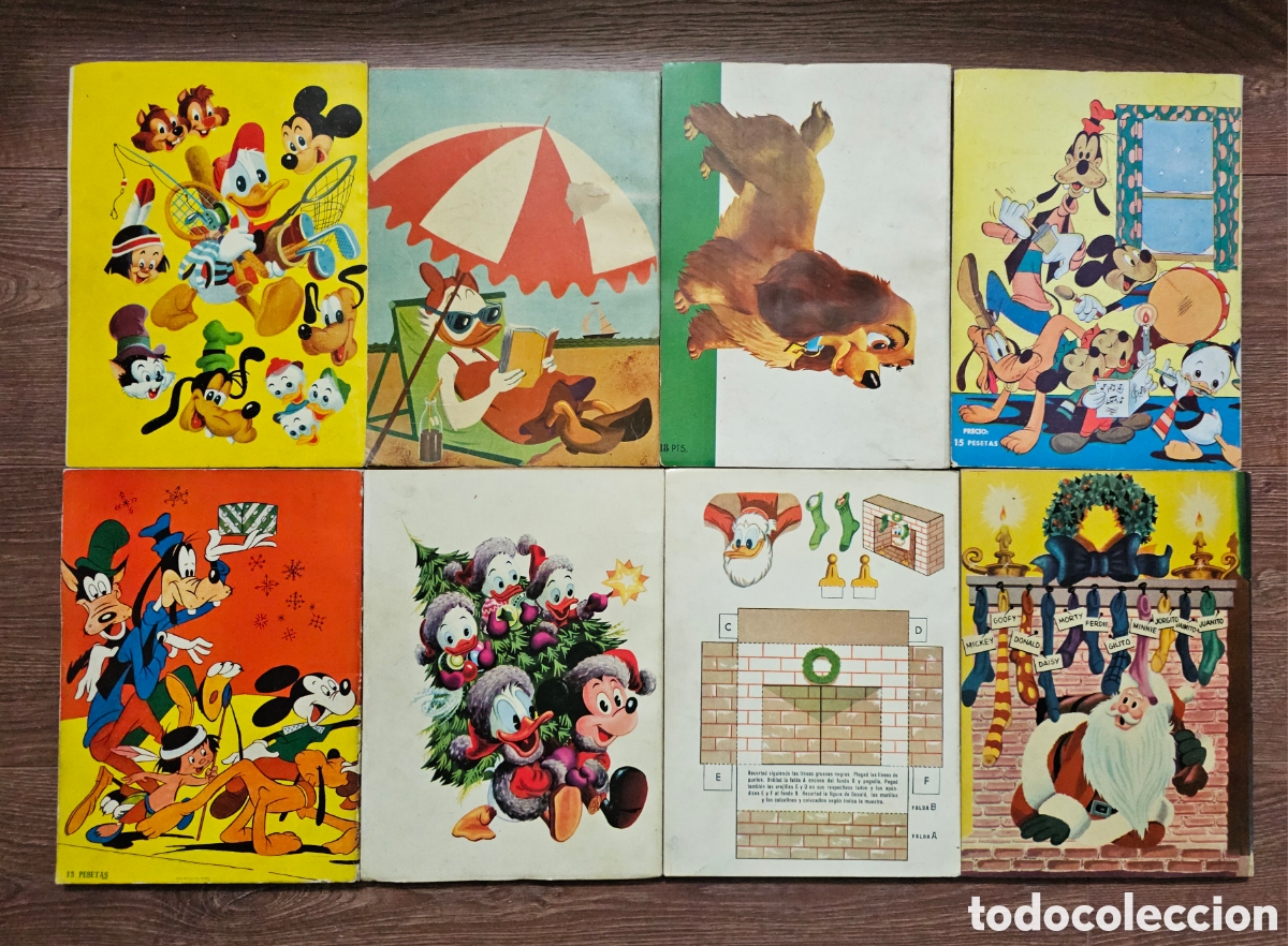 Tebeos: 8 c&oacute;mics antiguos Colecci&oacute;n Dumbo Disney - Foto 4