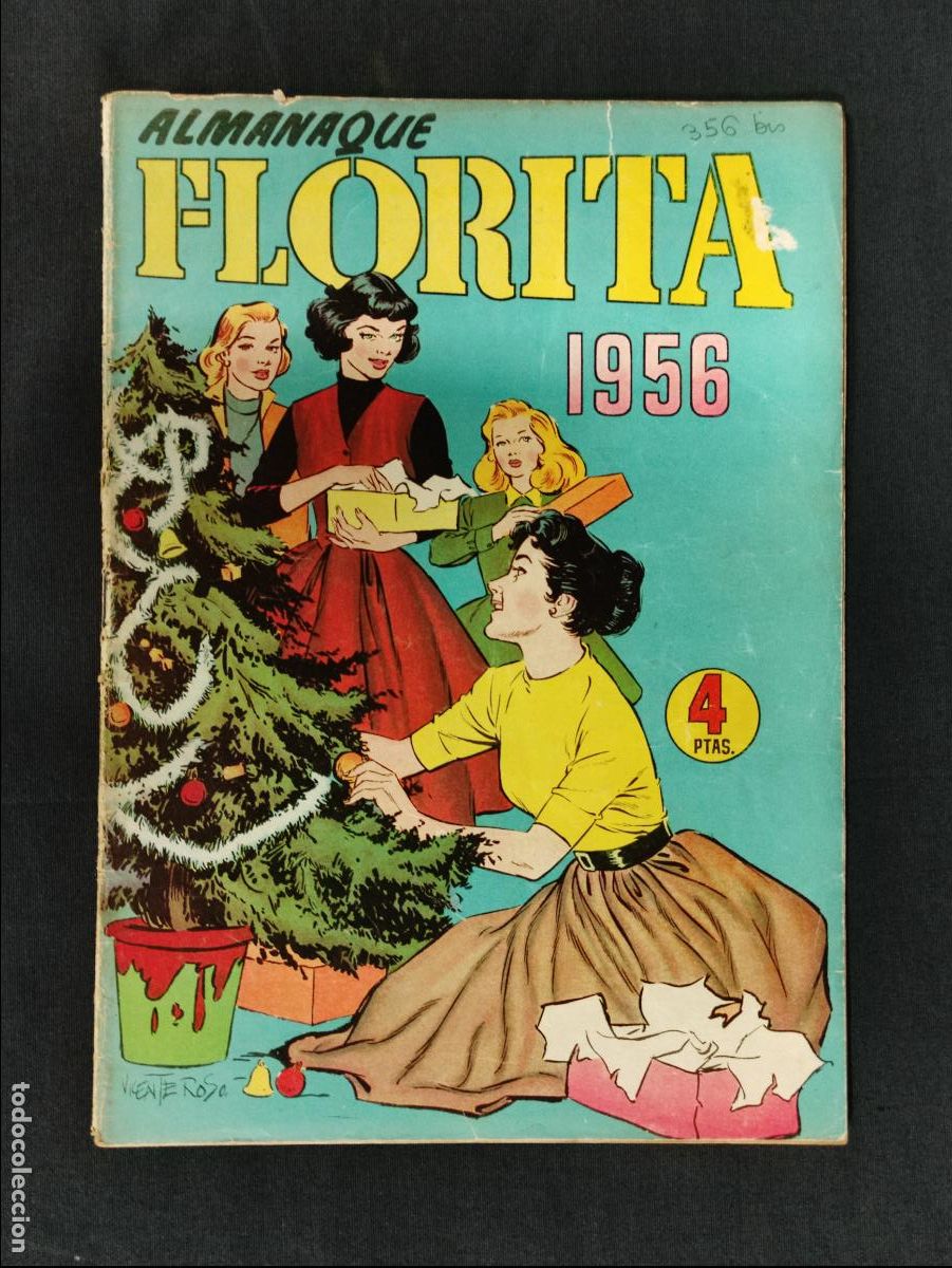 Tebeos: ALMANAQUE 1956 - FLORITA - - Foto 1