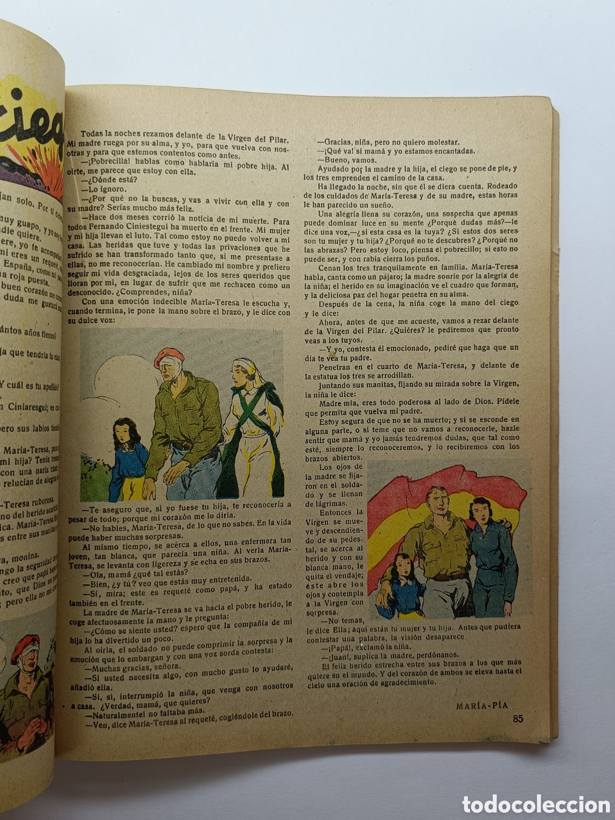 Tebeos: ALMANAQUE DE FLECHAS Y PELAYOS A&Ntilde;O 1939 - Foto 7