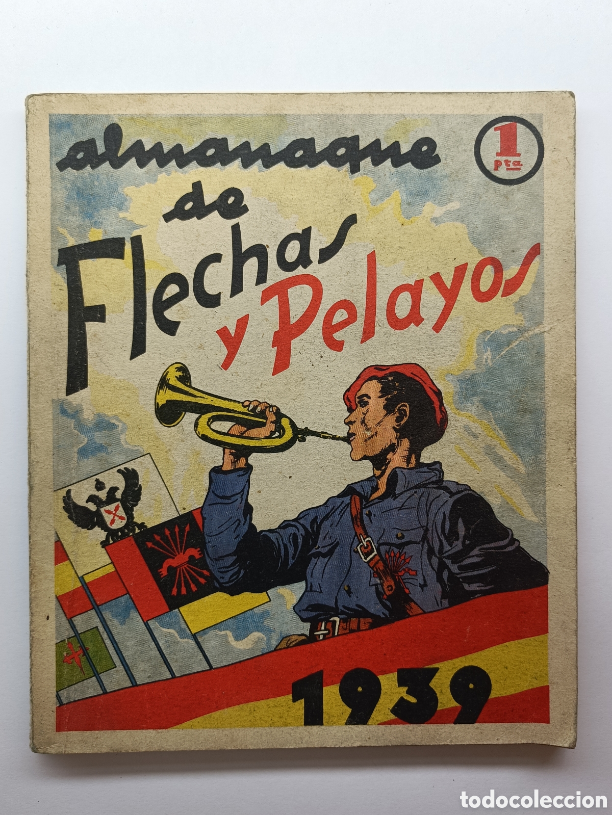 Tebeos: ALMANAQUE DE FLECHAS Y PELAYOS A&Ntilde;O 1939 - Foto 1