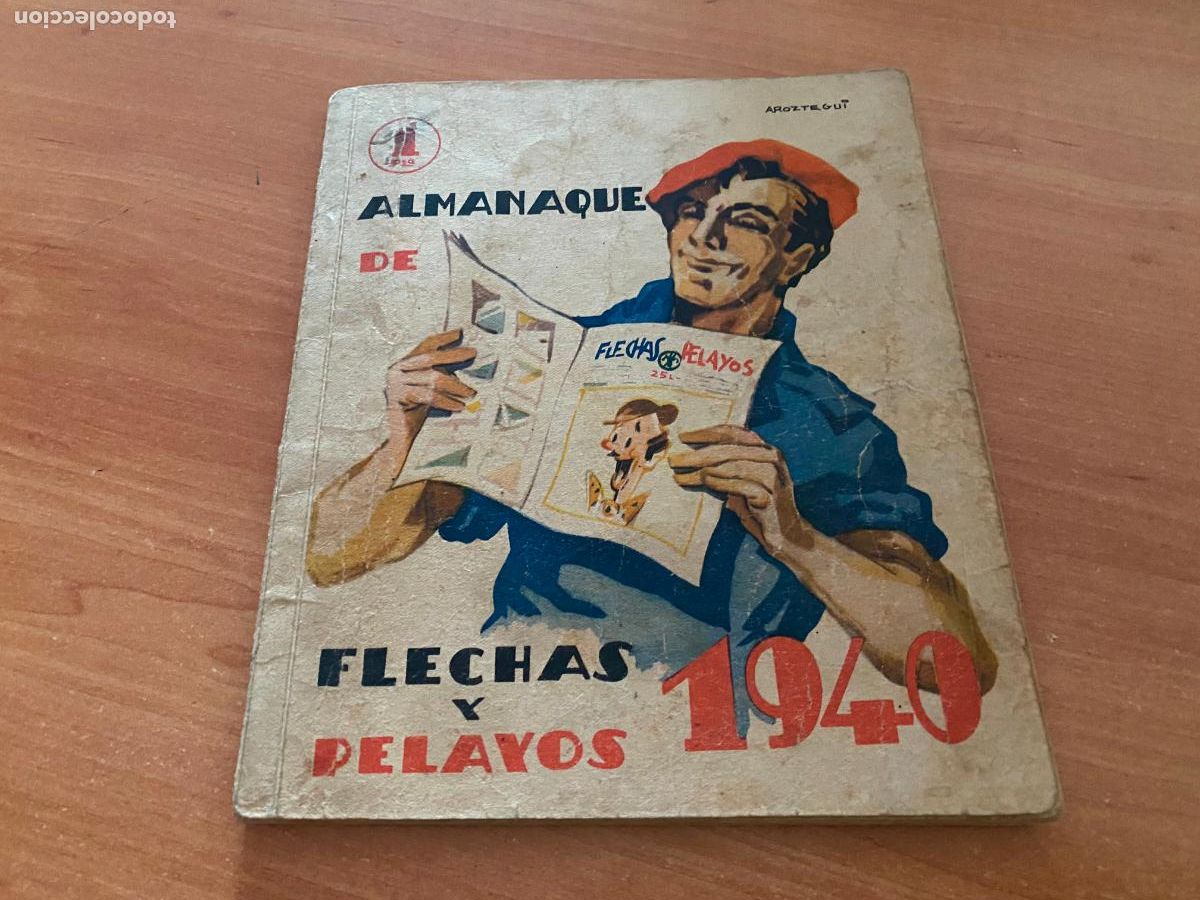 Tebeos: ALMANAQUE FLECHAS Y PELAYOS 1940 (ORIGINAL) (COB21) - Foto 1