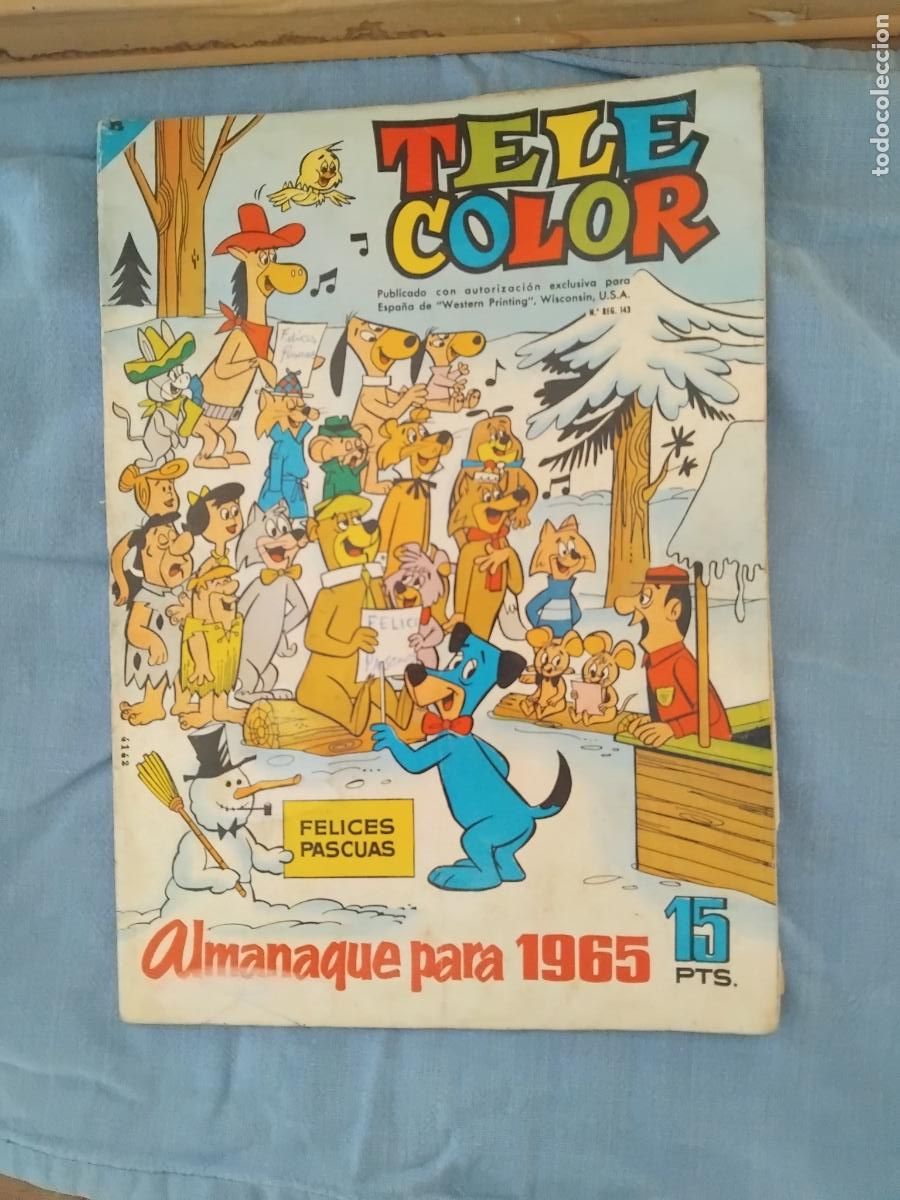 Tebeos: TELE COLOR ALMANAQUE PARA 1965 - Foto 1