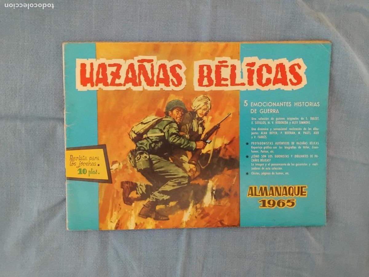 Tebeos: HAZA&Ntilde;AS BELICAS ALMANAQUE 1965 - Foto 1