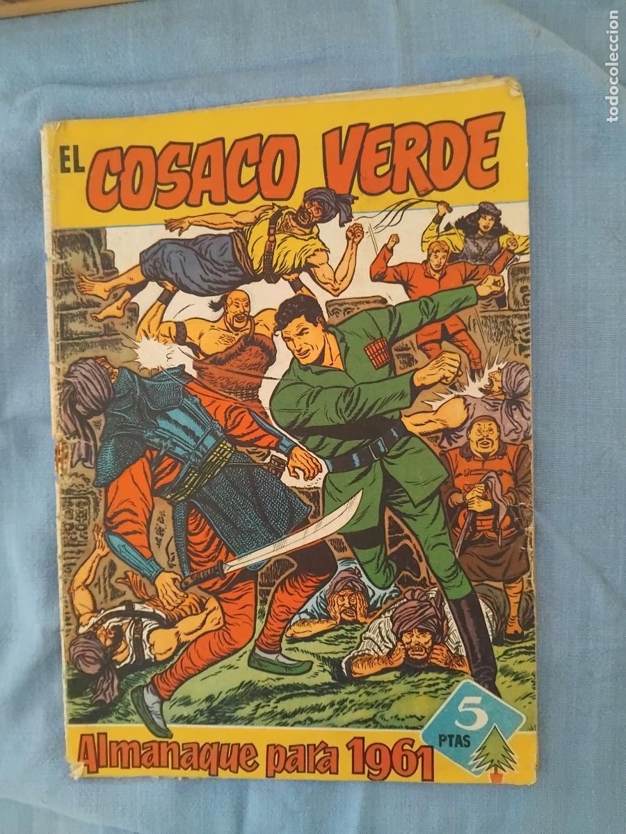 Tebeos: EL COSACO VERDE. ALMANAQUE PARA 1961- - Foto 1