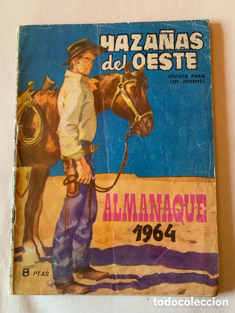 Tebeos: Haza&ntilde;as del Oeste Almanaque 1964 Original Toray - Foto 1