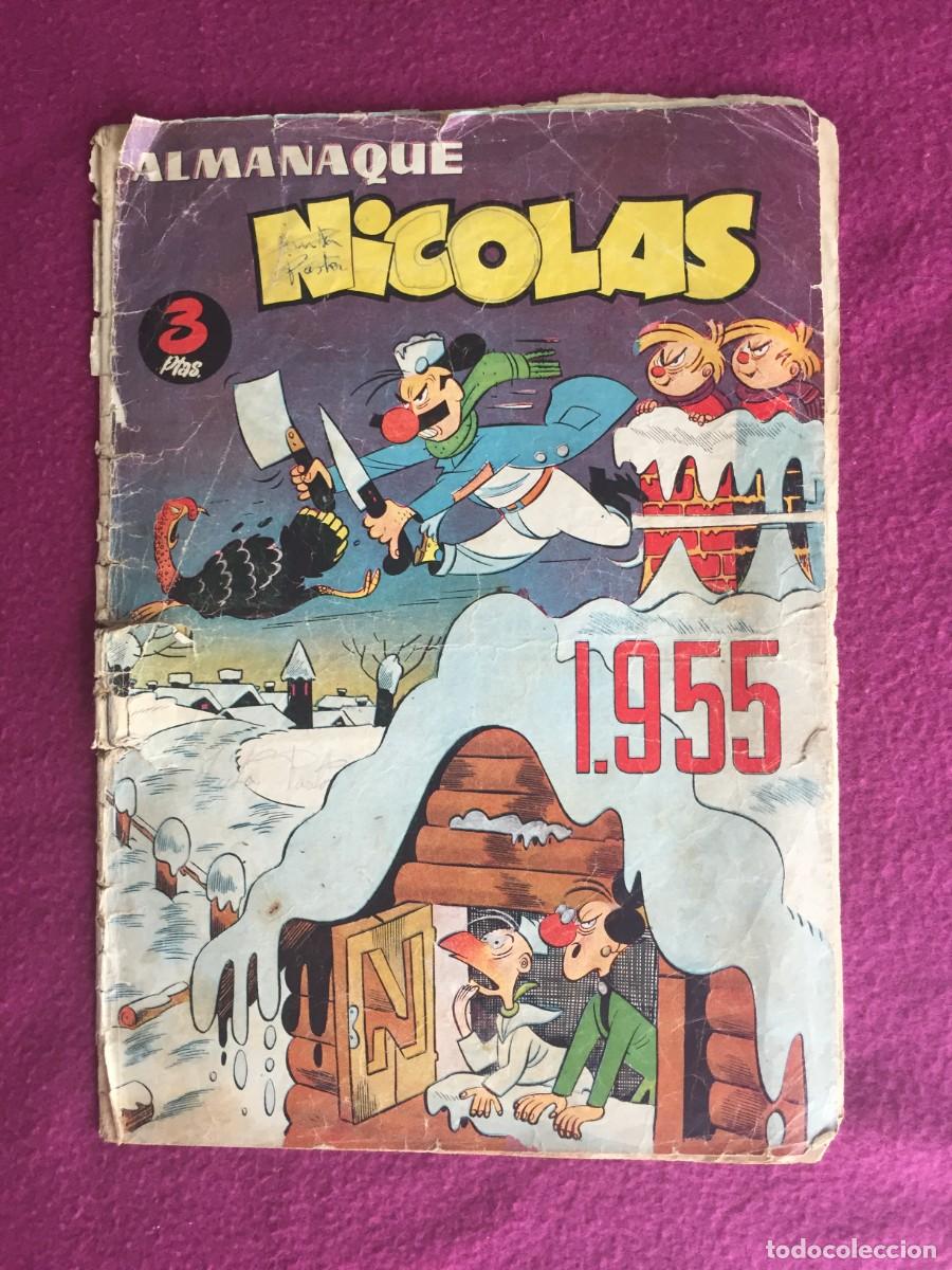 Tebeos: NICOLAS. ALMANAQUE 1955. ORIGINAL. EDICIONES GERPLA. - Foto 1