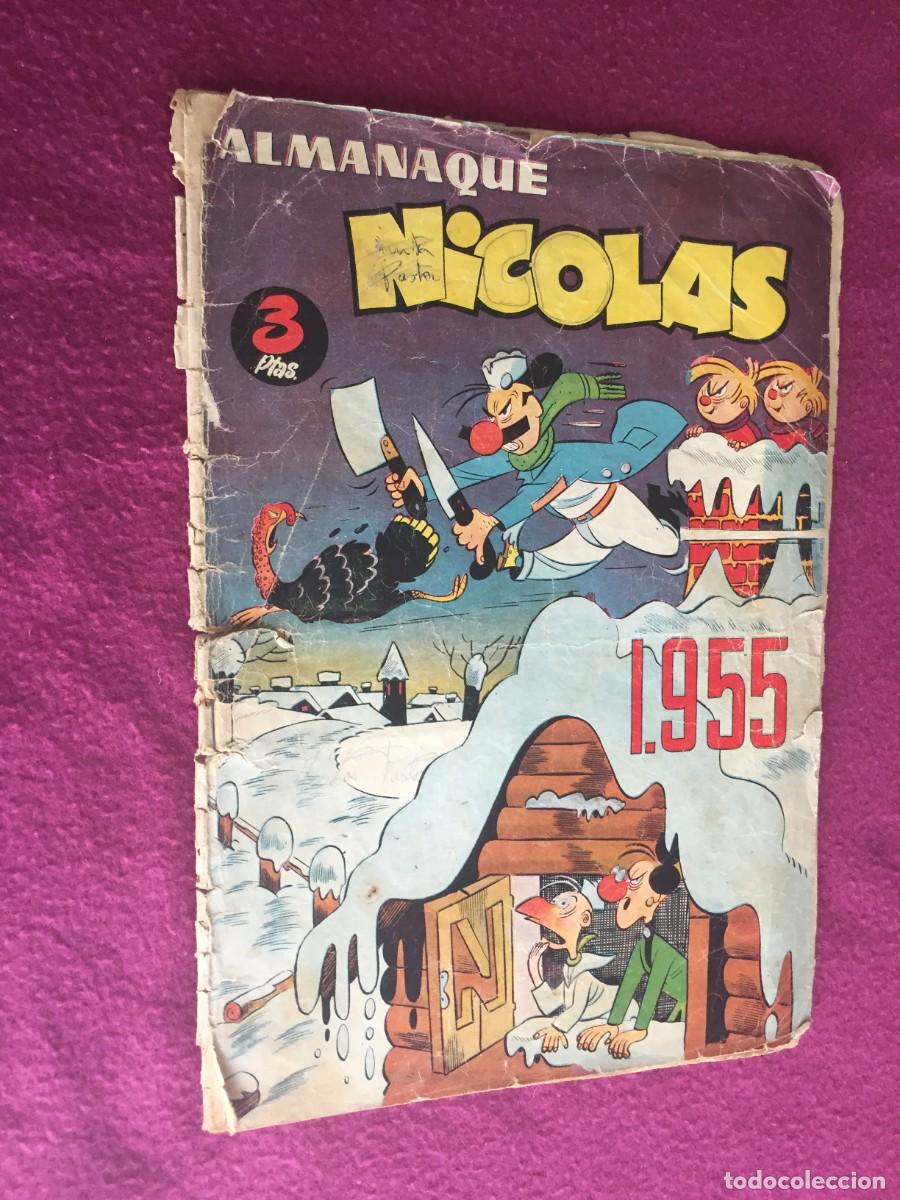 Tebeos: NICOLAS. ALMANAQUE 1955. ORIGINAL. EDICIONES GERPLA. - Foto 5