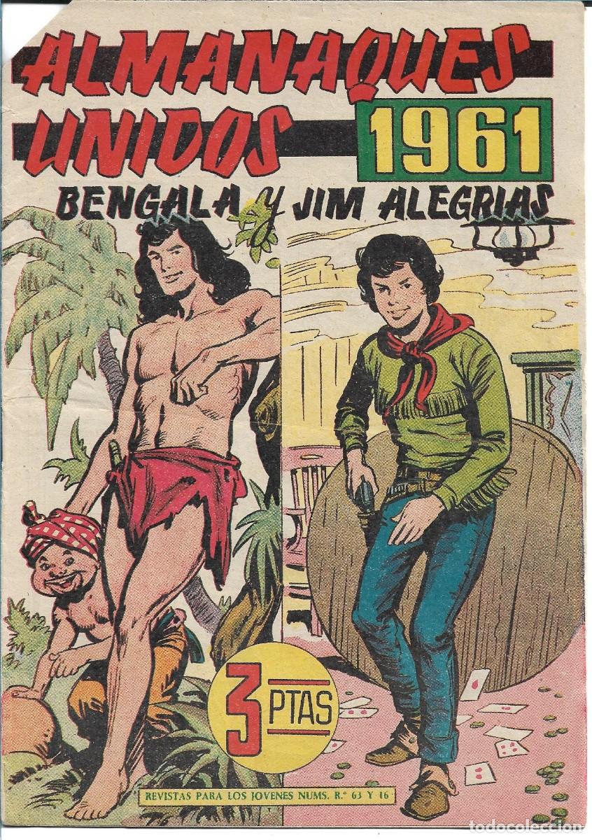 Tebeos: ALMANAQUES UNIDOS 1961 - ORIGINAL - Foto 1