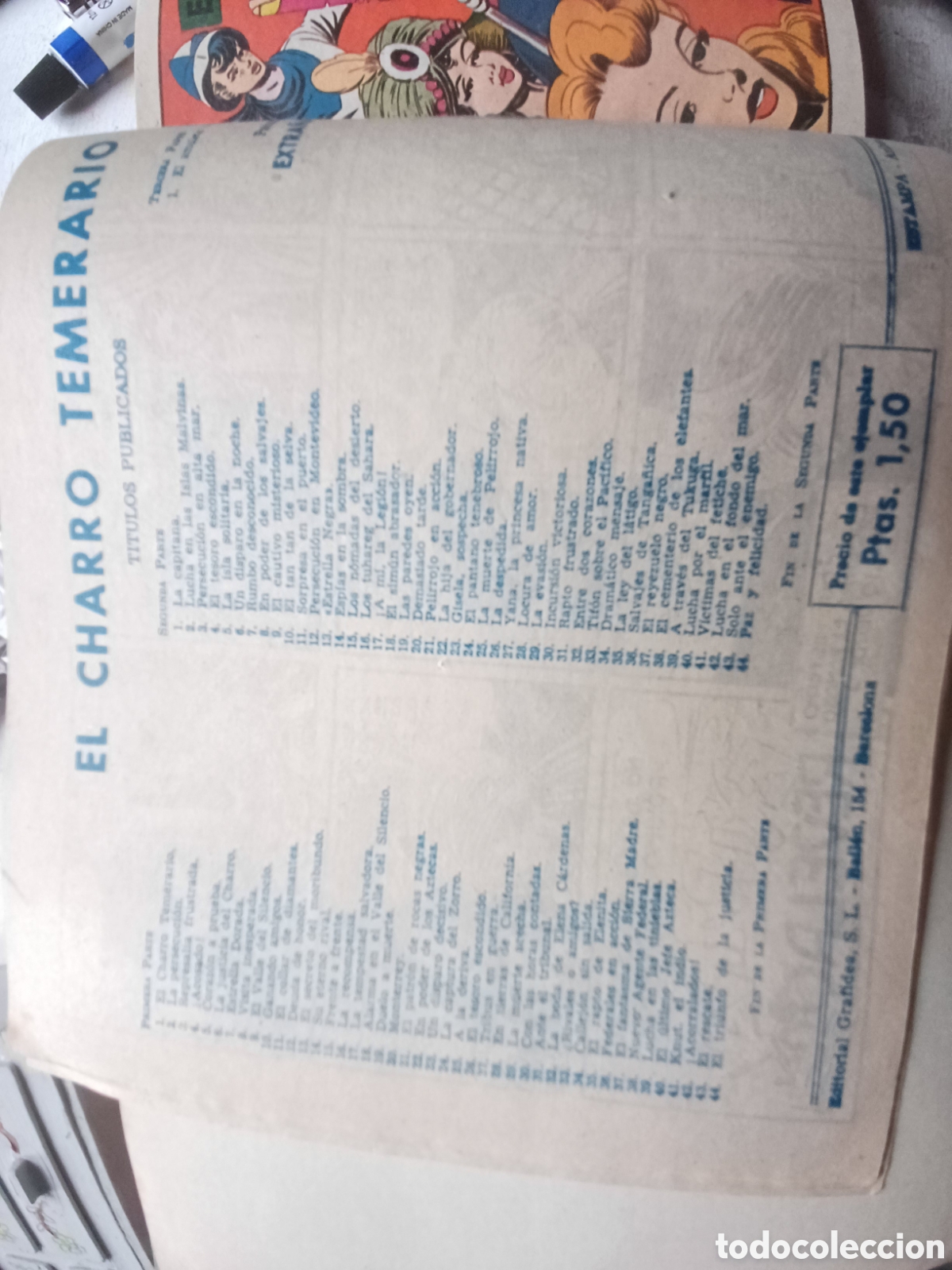 Tebeos: El charro temerario.varios ejemplares n1 - Foto 3