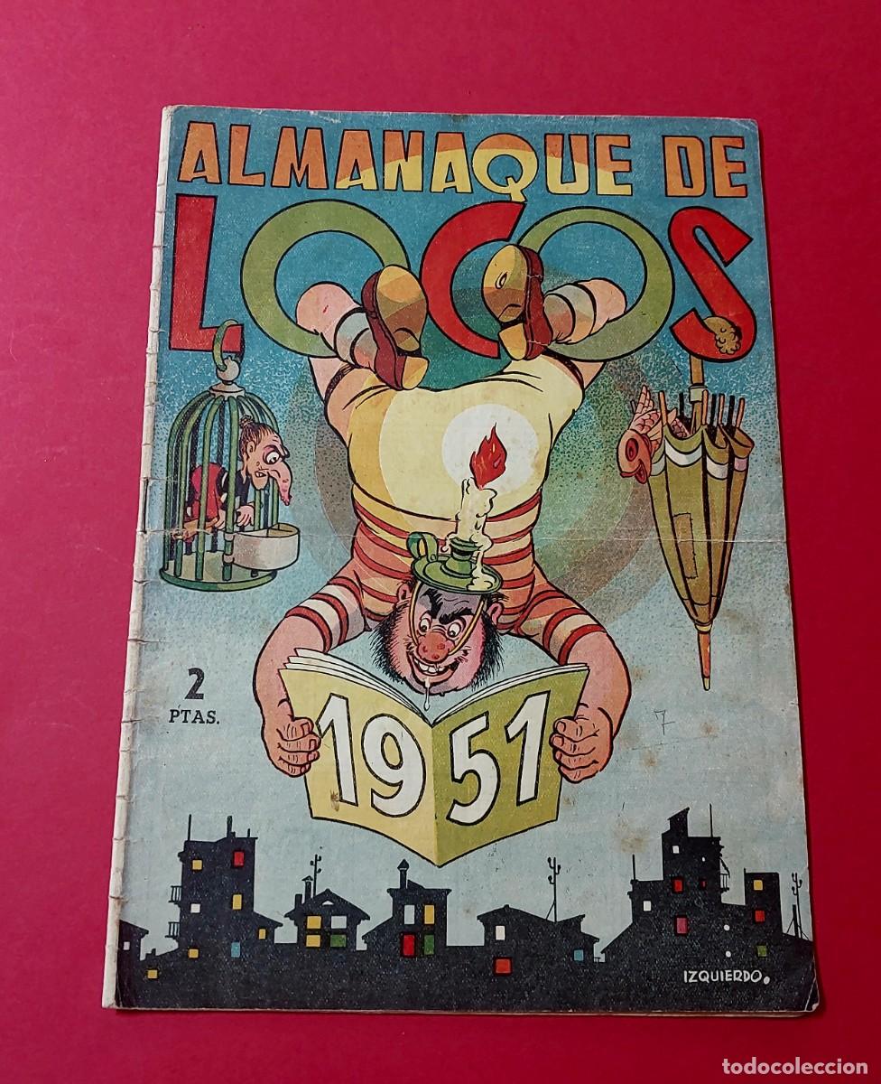 Tebeos: Locos Almanaque 1951 Original - Foto 1