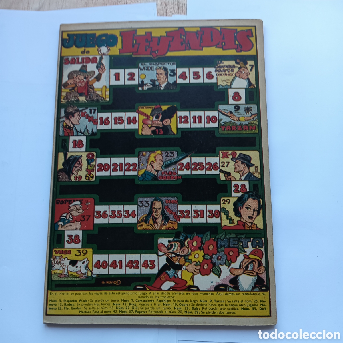 Tebeos: LEYENDAS ALMANAQUE 1946 ORIGINAL - Foto 3