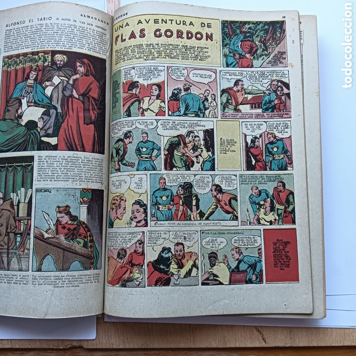 Tebeos: LEYENDAS ALMANAQUE 1946 ORIGINAL - Foto 8