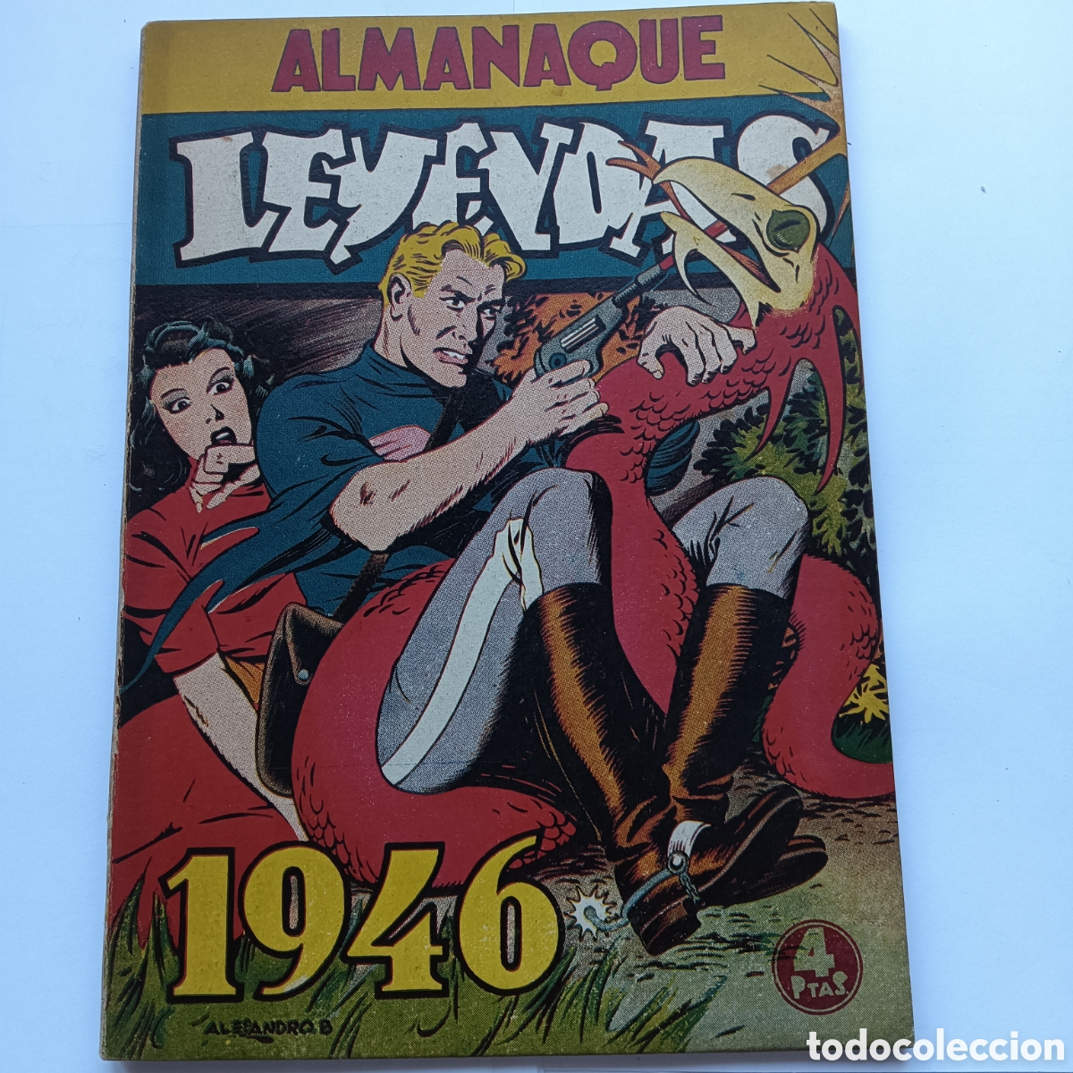 Tebeos: LEYENDAS ALMANAQUE 1946 ORIGINAL - Foto 1