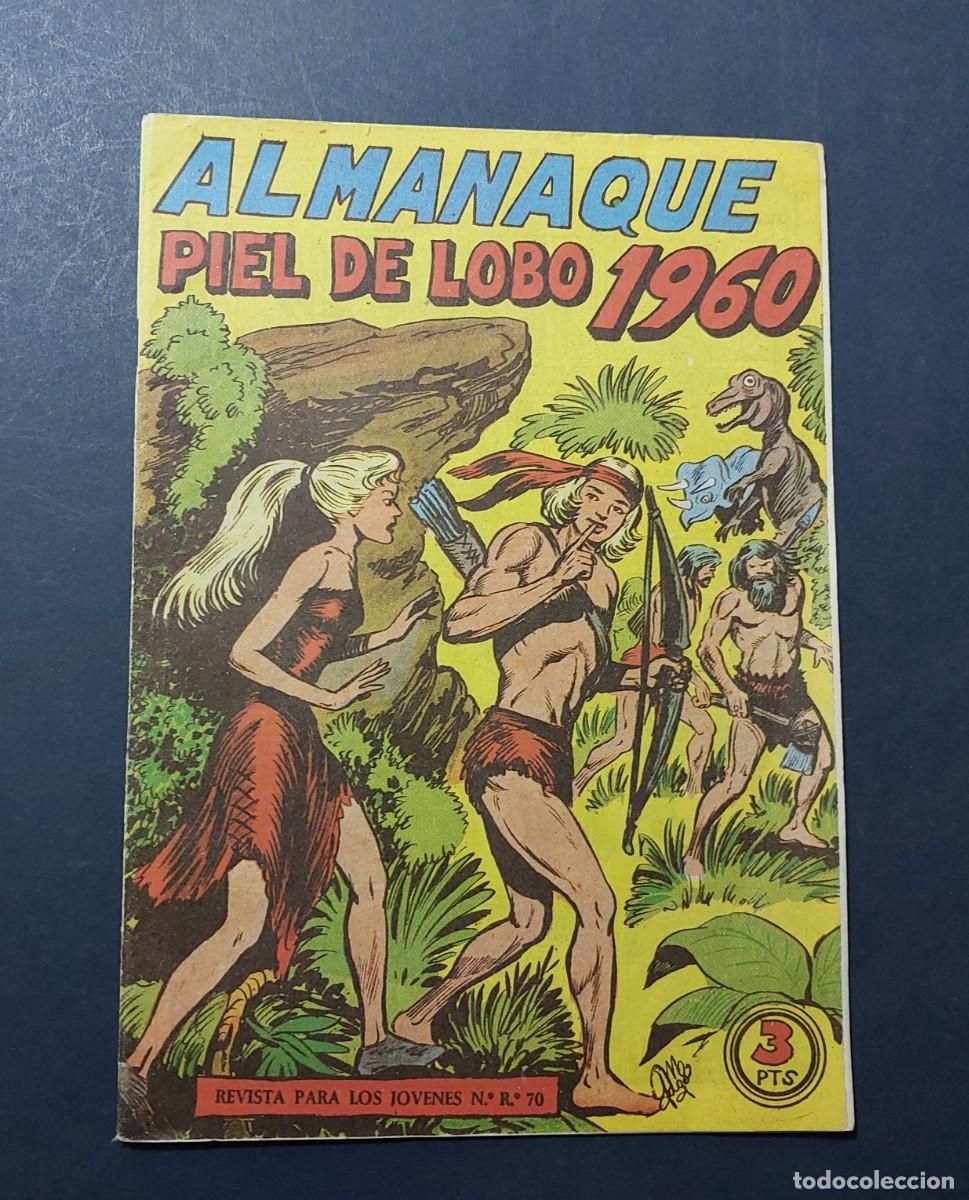 Tebeos: Almanaque Piel de Lobo 1960 Reedici&oacute;n Ref C 155 - Foto 1