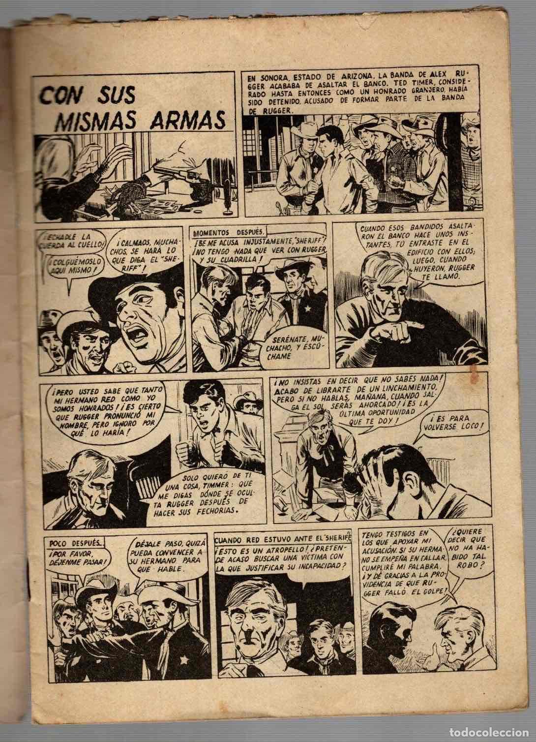 Tebeos: ALMANAQUE HAZA&Ntilde;AS DEL OESTE 1962. TORAY - Foto 2