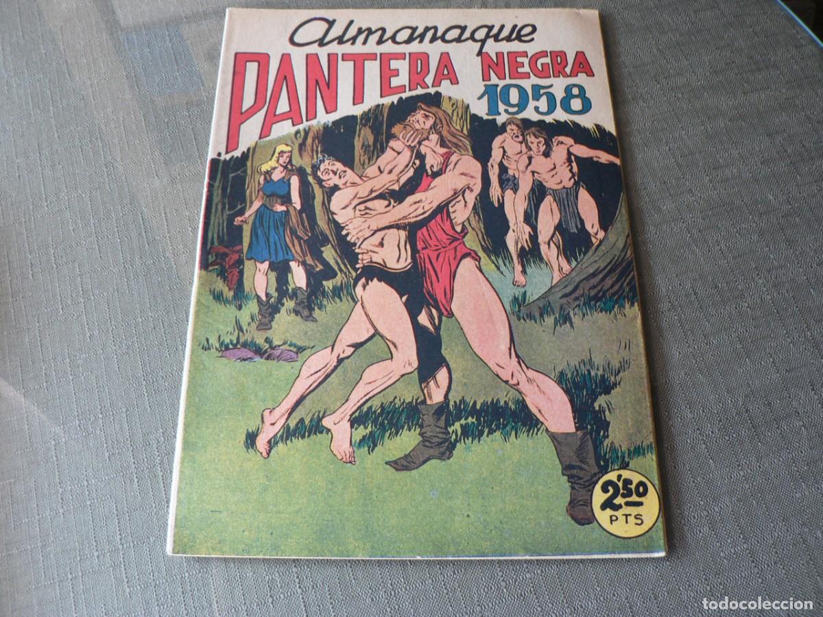 Tebeos: PANTERA NEGRA ALMANAQUE DE 1958 - Foto 1
