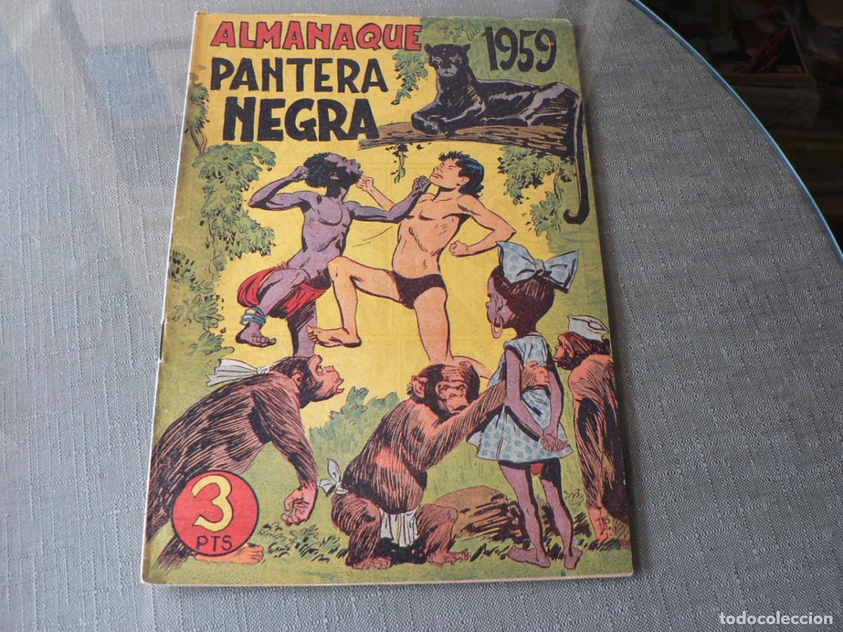 Tebeos: ALMANAQUE DE 1959 DE PANTERA NEGRA - Foto 1