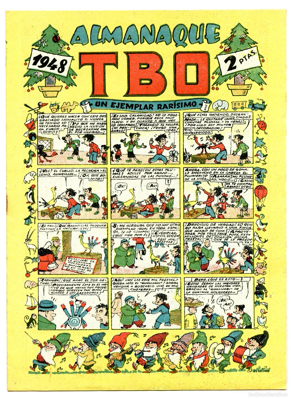 Tebeos: Almanaque TBO / Un ejemplar Rar&iacute;simo / 1948 - Foto 1