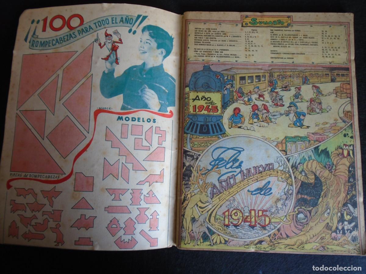 Tebeos: (COM-251001)ALMANAQUE CHICOS A&Ntilde;O 1945 - Foto 2