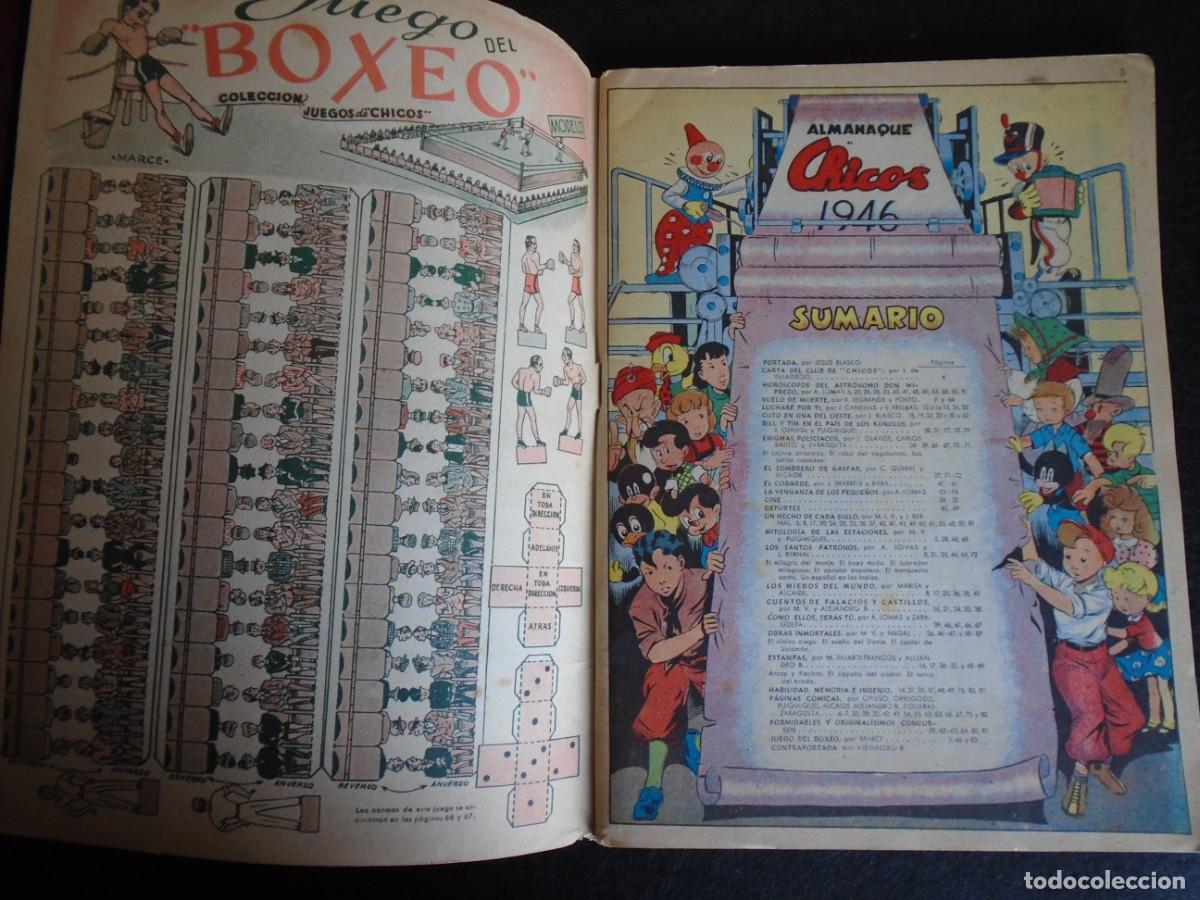 Tebeos: (COM-251002)ALMANAQUE CHICOS A&Ntilde;O 1946 - Foto 2