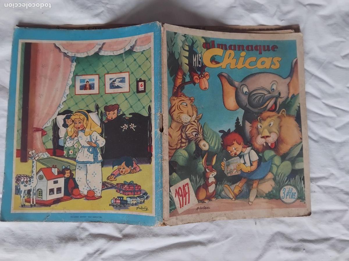 Tebeos: ALMANAQUE MIS CHICAS 1947. - Foto 1