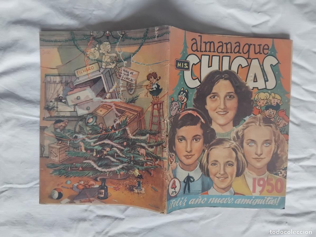 Tebeos: ALMANAQUE MIS CHICAS 1950. - Foto 1