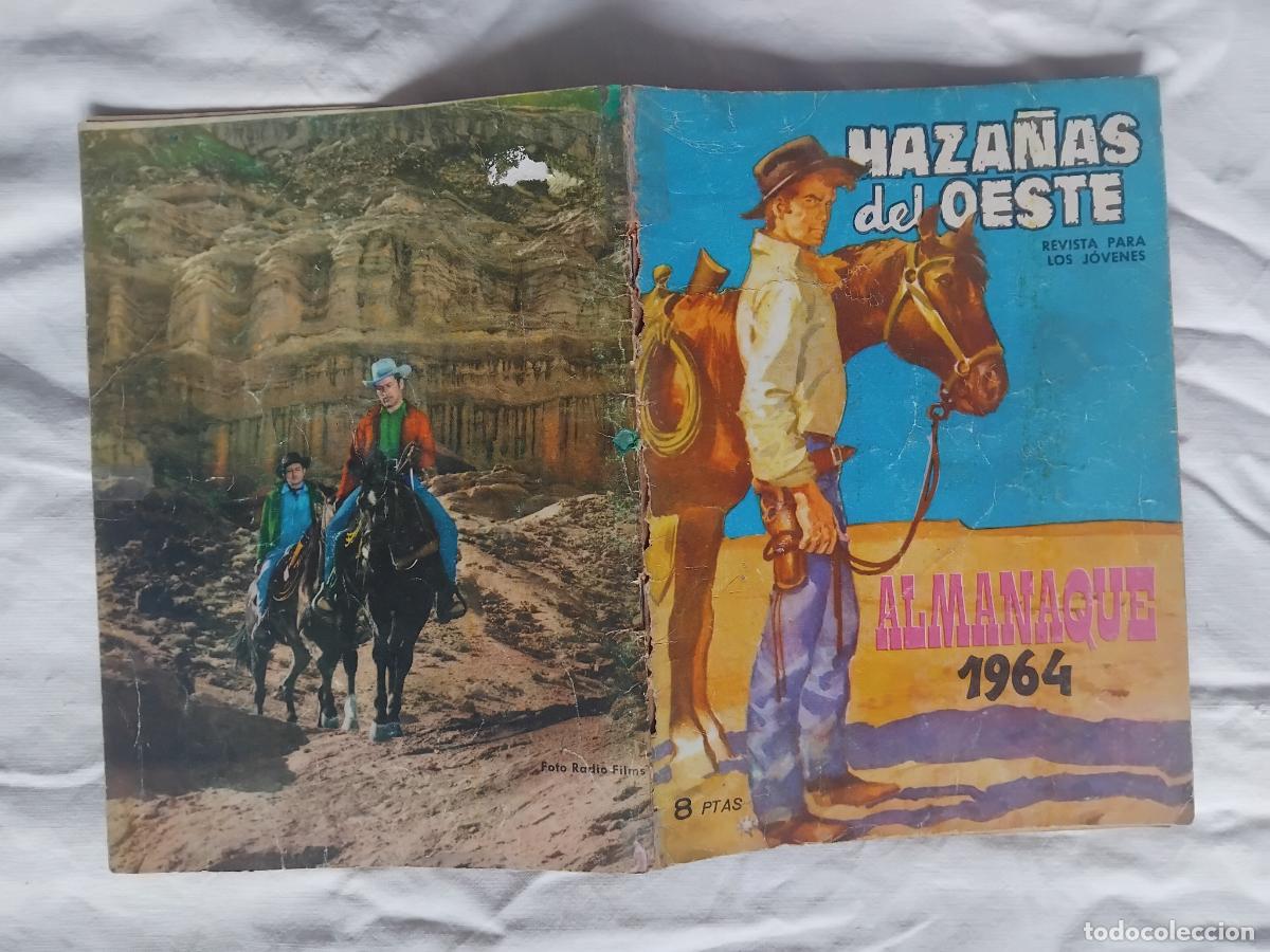 Tebeos: HAZA&Ntilde;AS DEL OESTE. ALMANAQUE 1964. EDICIONES TORAY. ORIGINAL. - Foto 1