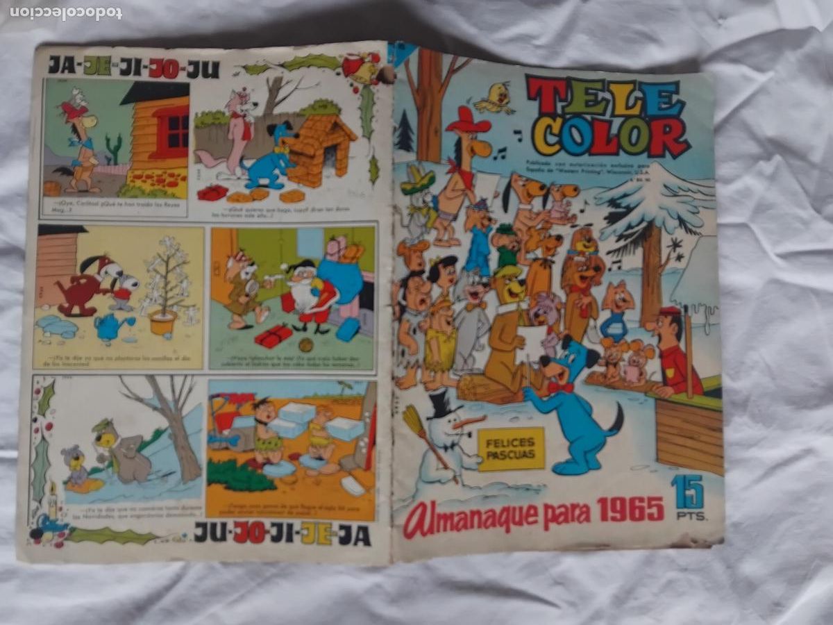Tebeos: ALMANAQUE TELE COLOR 1965. - Foto 1