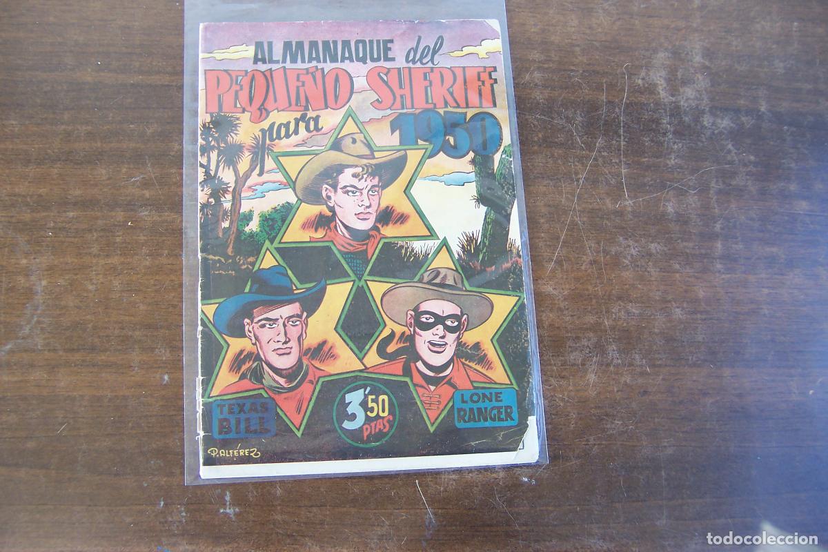 Tebeos: ALMANAQUE PEQUE&Ntilde;O SHERIFF PARA 1950 - Foto 1